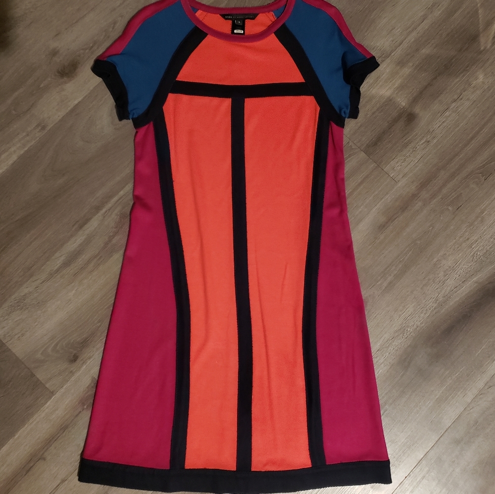 Marc By Marc Jacob Connie Colorblock Dress Medium